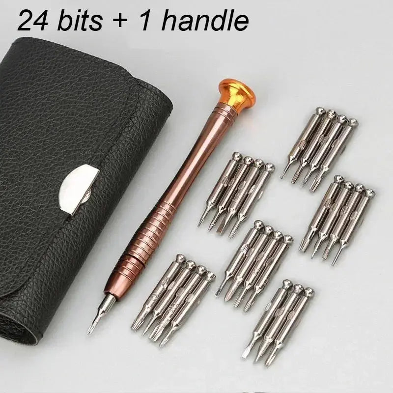 Mini Precision Screwdriver Set 25 in 1 Electronic Torx Screwdriver Opening Repair Tools Kit for iPhone Camera Watch Tablet PC - Fun Tech and Gadgets