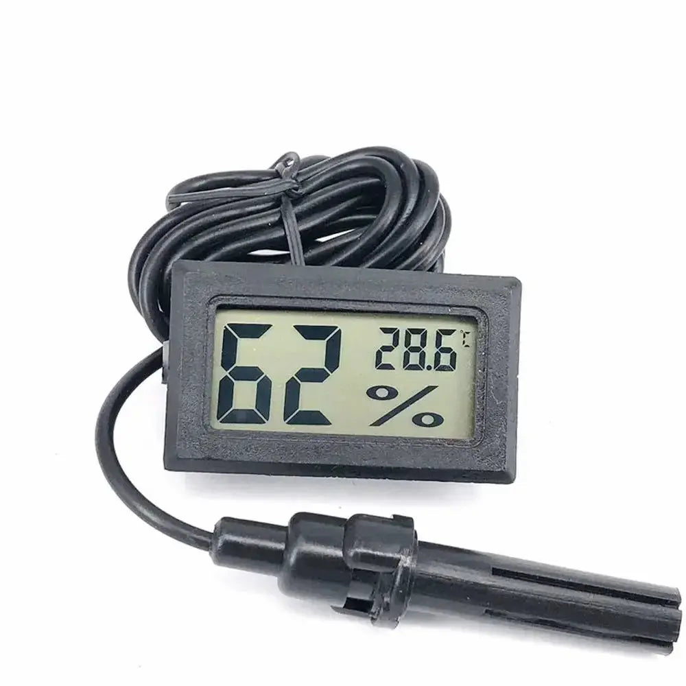 Thermometer Hygrometer Reptile Pet Incubation Breeding Turtle Gecko Hermit Crab Electronic Thermometer High Precision Parrot - Fun Tech and Gadgets