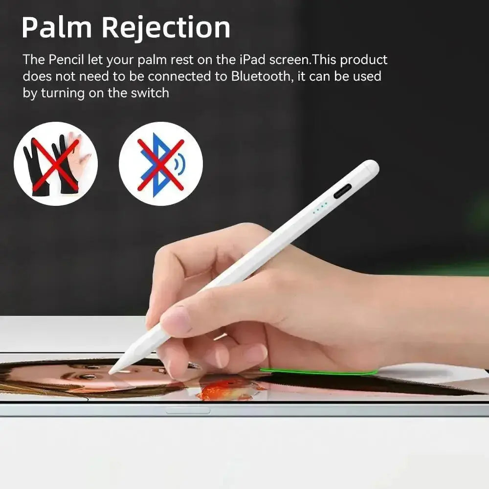 For Apple Pencil 2 Wireless Charging Palm Rejection Stylus Pen for iPad Air 4 5 Pro 11 12.9 Mini 6 Accessories for iPad Pencil - Fun Tech and Gadgets
