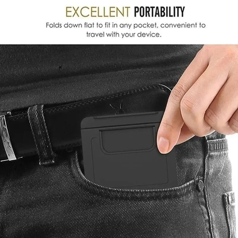 Mini Adjustable Creative Portable Universal Folding Plastic Phone Holder Tablet Computer Stand For ipad iPhone Samsung Xiaomi - Fun Tech and Gadgets