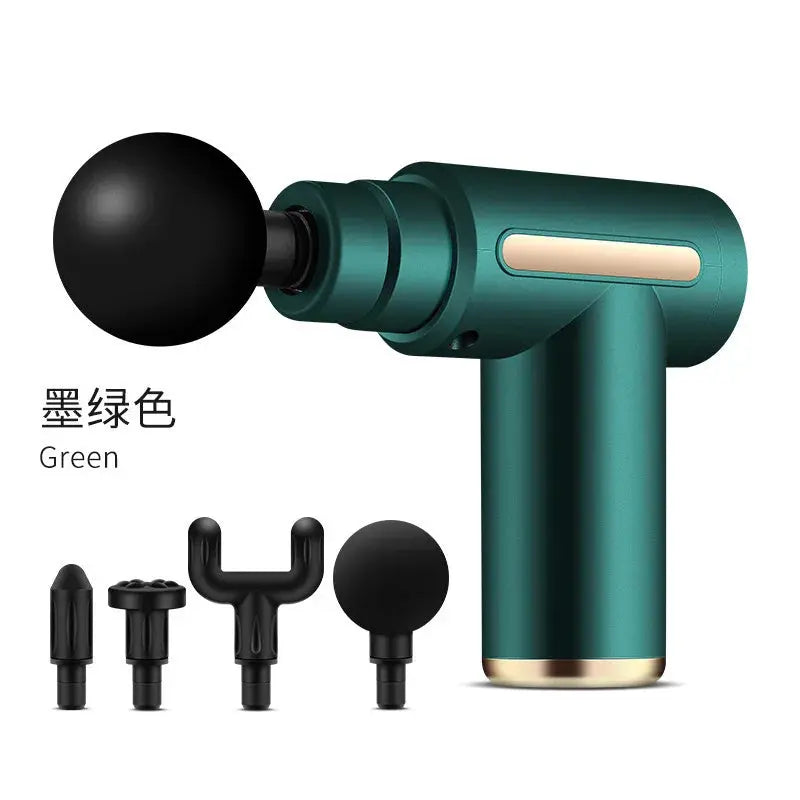 Portable Button Fascia Gun Deep Tissue Massage Mini Lightweight and Adjustable Speed Massage Equipment Suitable for the Body Fun Tech and Gadgets