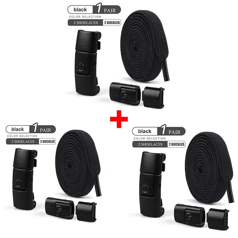 8mm No Tie Shoe Laces Press Lock Shoelaces Without Ties Elastic Laces Sneaker Kids Adult Widened Flat Shoelace for Shoes - Fun Tech and Gadgets