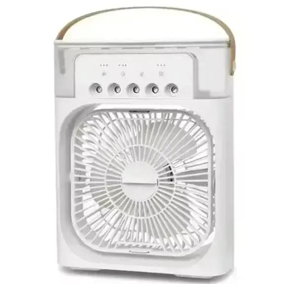New 3 In 1 Fan AIr Conditioner Household Mini Air Cooler LED Night Light Portable Humidifier Air Adjustment Fan Office Home Fan