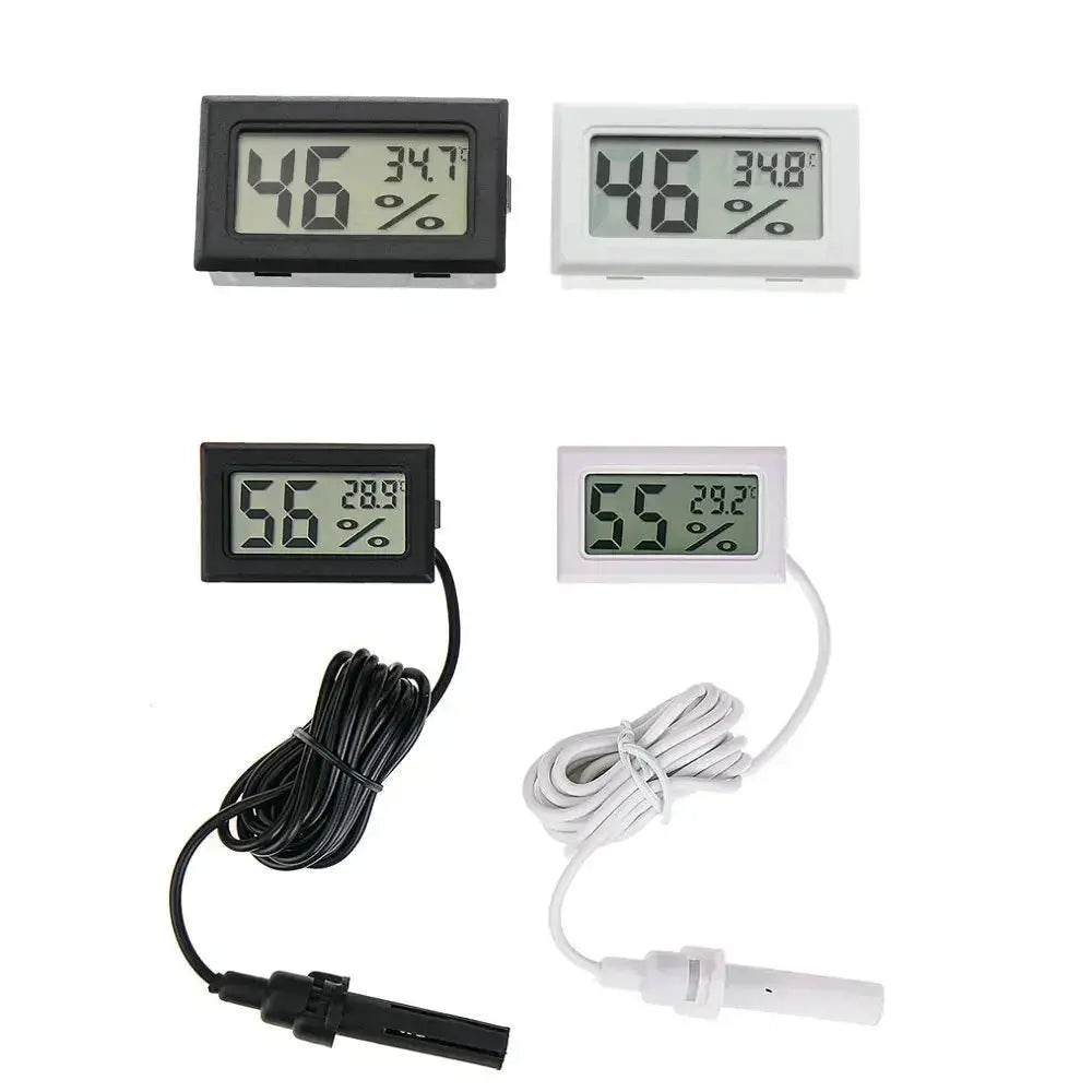 Thermometer Hygrometer Reptile Pet Incubation Breeding Turtle Gecko Hermit Crab Electronic Thermometer High Precision Parrot - Fun Tech and Gadgets