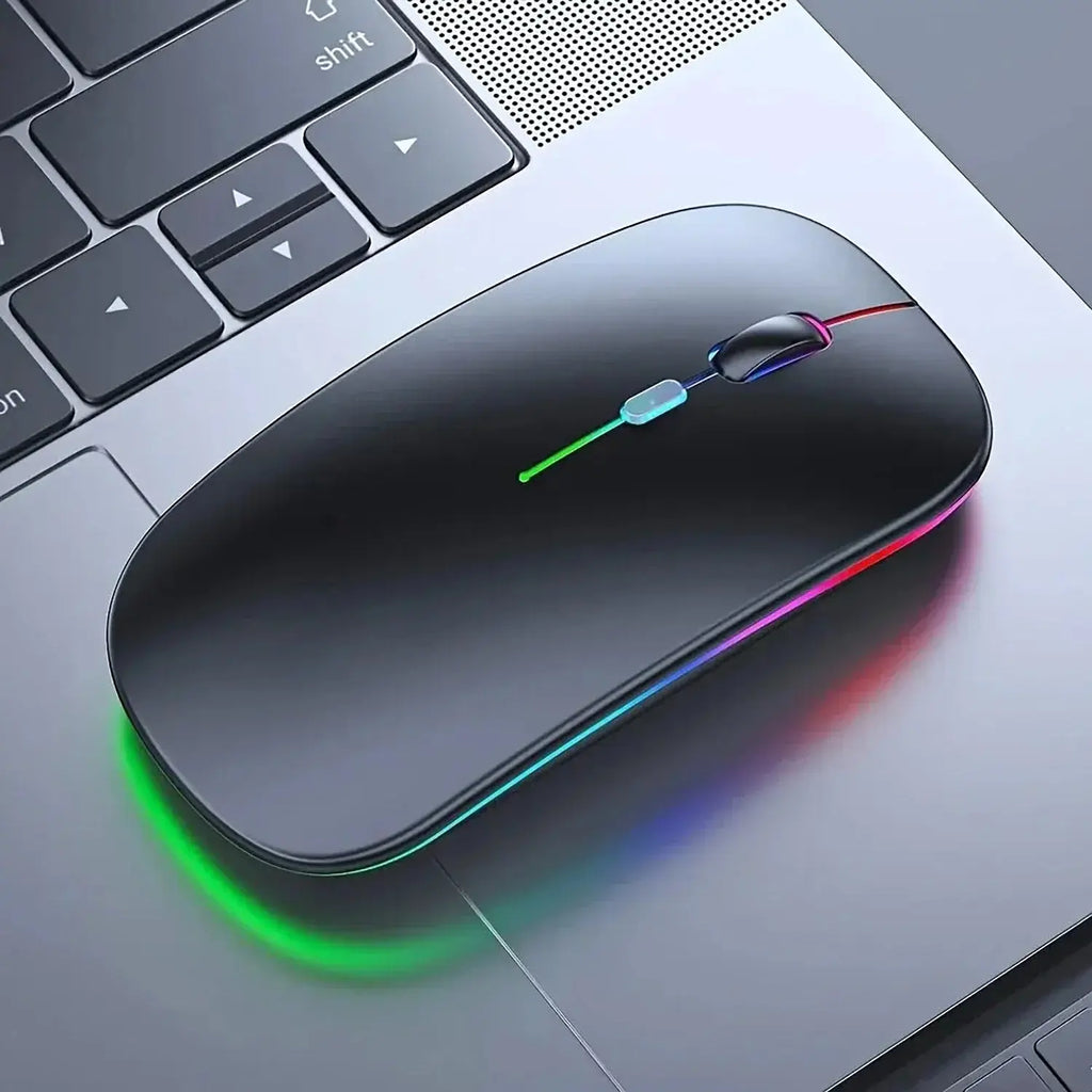 2025New Wireless Mouse Gaming Mouse Backlight USB Compatible RGB Rechargeable Mice Silent Backlit Ergonomic  Mouse for Laptop PC - Fun Tech and Gadgets