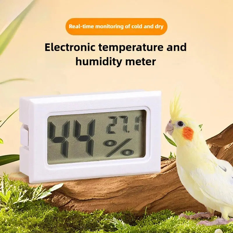 Thermometer Hygrometer Reptile Pet Incubation Breeding Turtle Gecko Hermit Crab Electronic Thermometer High Precision Parrot - Fun Tech and Gadgets