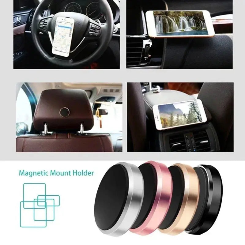 Magnetic Car Phone Holder Universal Car Phone Stand for iPhone Xiaomi Huawei Samsung Dashboard Wall Mounted Car Magnet Sticker - Fun Tech and Gadgets