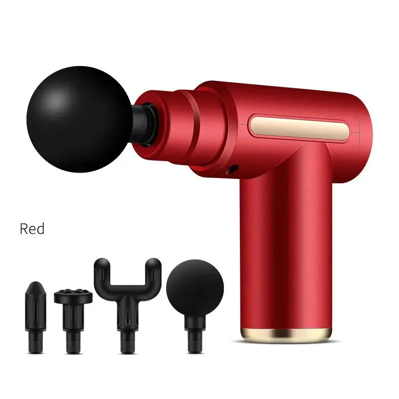 Portable Button Fascia Gun Deep Tissue Massage Mini Lightweight and Adjustable Speed Massage Equipment Suitable for the Body Fun Tech and Gadgets