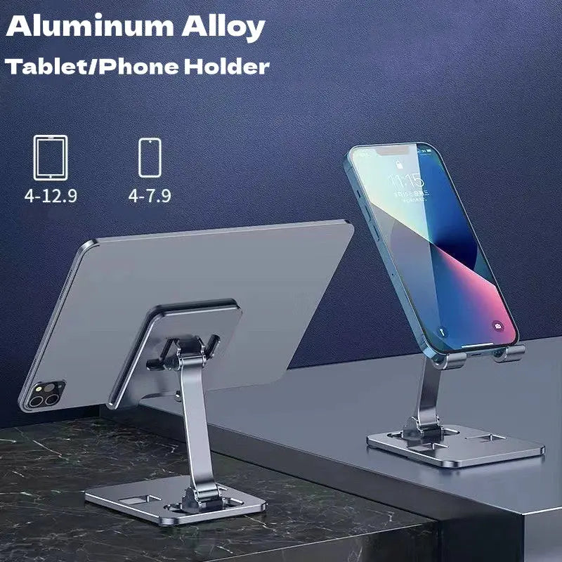 Universal Aluminum Alloy Portable Tablet Holder For iPad Air Pro Mini Tablet Stand Mount Adjustable Flexible Mobile Phone Stand - Fun Tech and Gadgets
