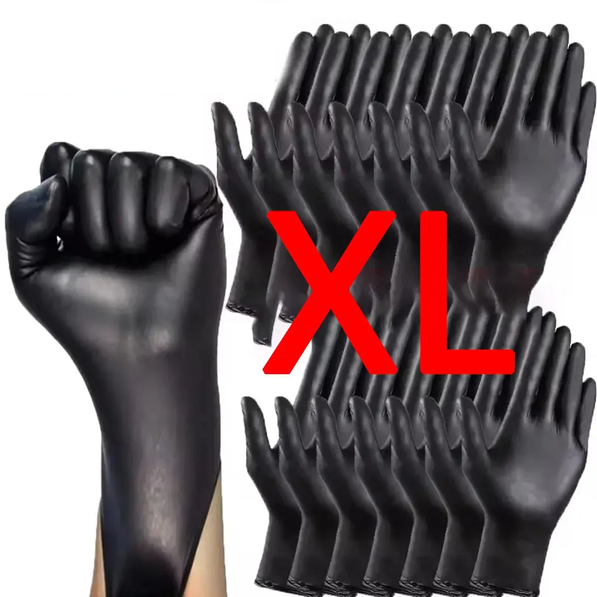 10/20/50/100PCS Bagged Disposable Gloves Black Disposable Gloves Household Kitchen Cooking Tools Car Wash Household Cleaning - Fun Tech and Gadgets