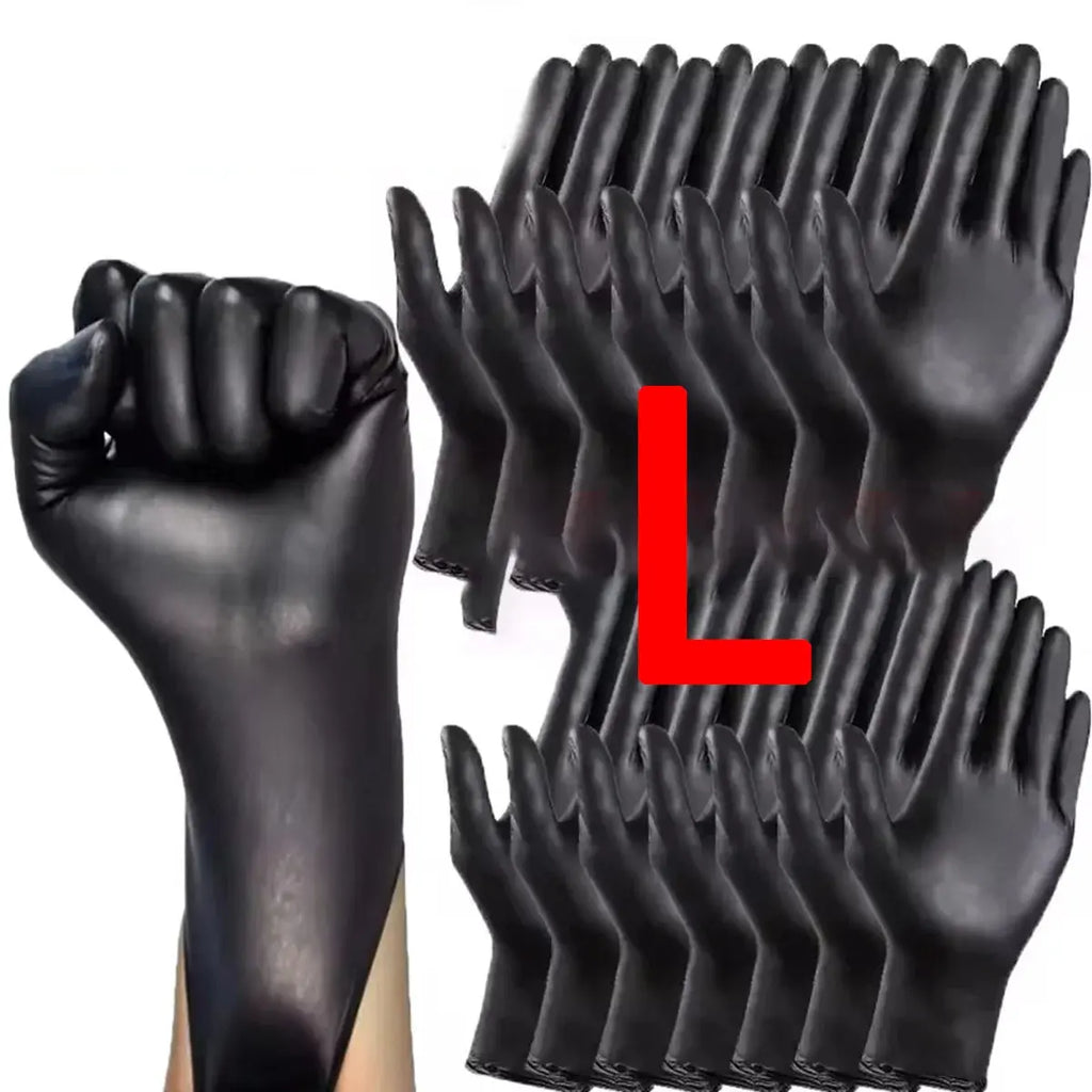 10/20/50/100PCS Bagged Disposable Gloves Black Disposable Gloves Household Kitchen Cooking Tools Car Wash Household Cleaning - Fun Tech and Gadgets