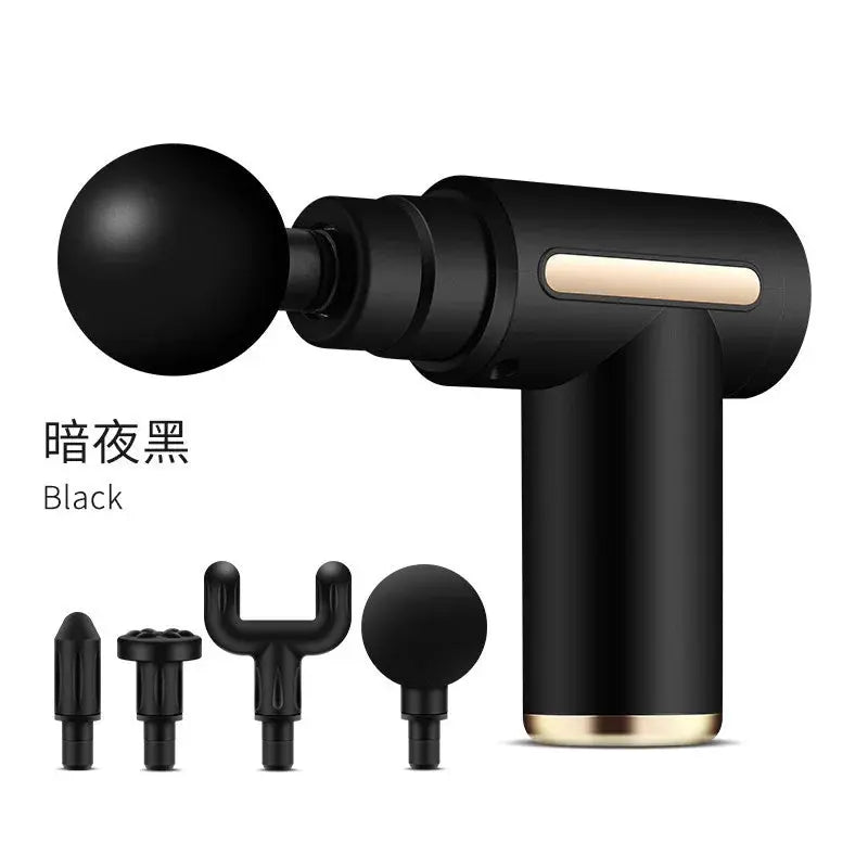 Portable Button Fascia Gun Deep Tissue Massage Mini Lightweight and Adjustable Speed Massage Equipment Suitable for the Body Fun Tech and Gadgets
