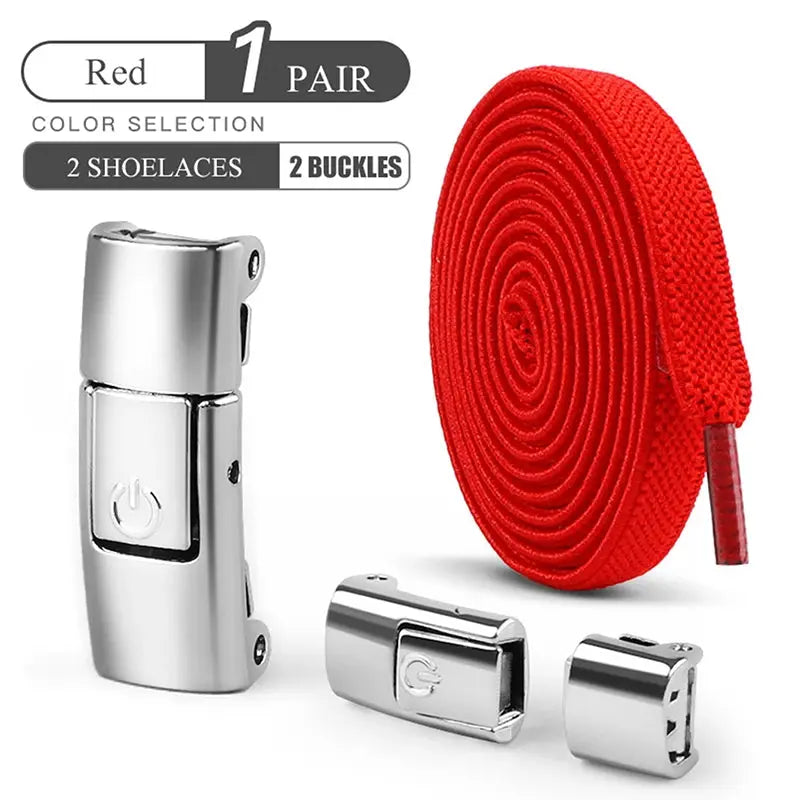 8mm No Tie Shoe Laces Press Lock Shoelaces Without Ties Elastic Laces Sneaker Kids Adult Widened Flat Shoelace for Shoes - Fun Tech and Gadgets