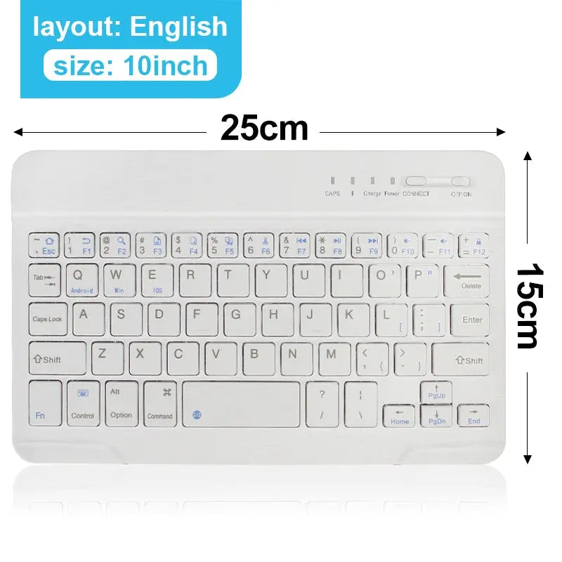 10 inch Bluetooth Keyboard for tablet ipad Keyboard and Mouse Kit for ipad Xiaomi Samsung Huawei Lenovo For Android ios Windows - Fun Tech and Gadgets