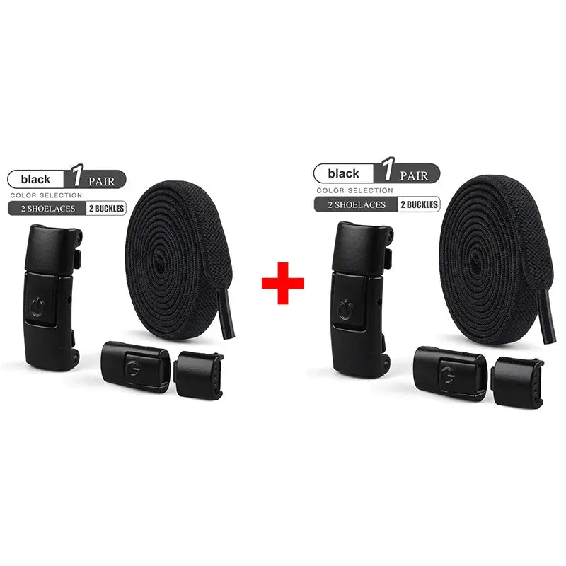 8mm No Tie Shoe Laces Press Lock Shoelaces Without Ties Elastic Laces Sneaker Kids Adult Widened Flat Shoelace for Shoes Fun Tech and Gadgets