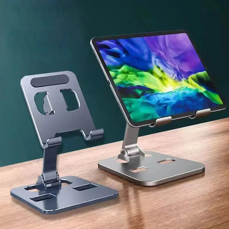 Foldable Mobile Phone Holder Stand Tablet Desk Mount Table Flexible Adjustable Desktop Live Lazy Bracket Support For All Phones - Fun Tech and Gadgets