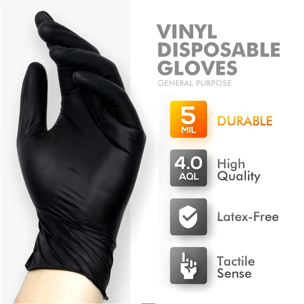10/20/50/100PCS Bagged Disposable Gloves Black Disposable Gloves Household Kitchen Cooking Tools Car Wash Household Cleaning - Fun Tech and Gadgets