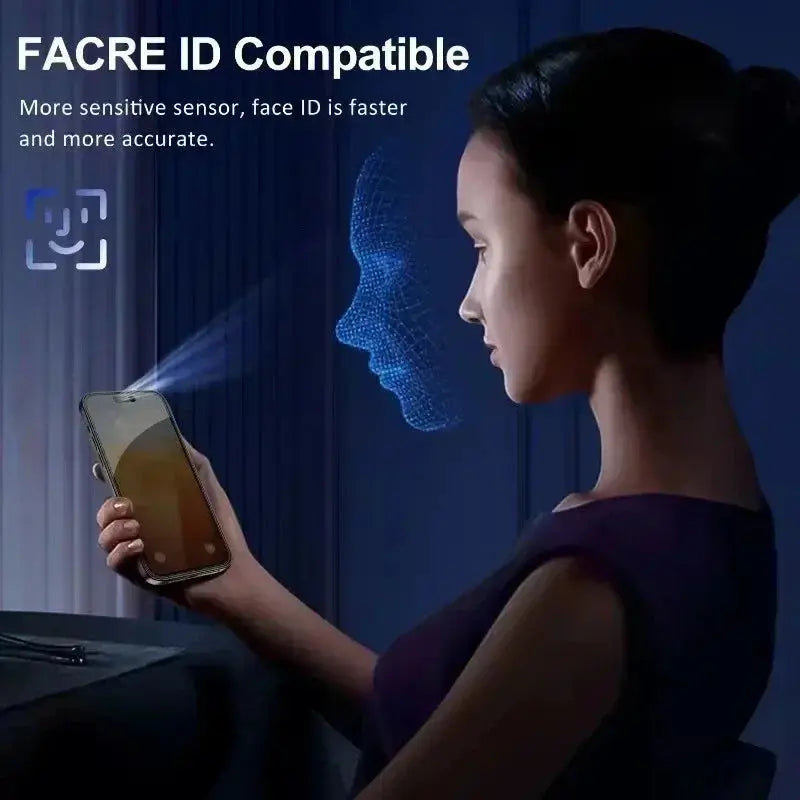 5Pcs Full Cover Privacy Screen Protector For iPhone 16 11 12 13 14 Pro Max Mini 8K Anti-spy Glass For iPhone 15 17 PRO XR XS MAX - Fun Tech and Gadgets