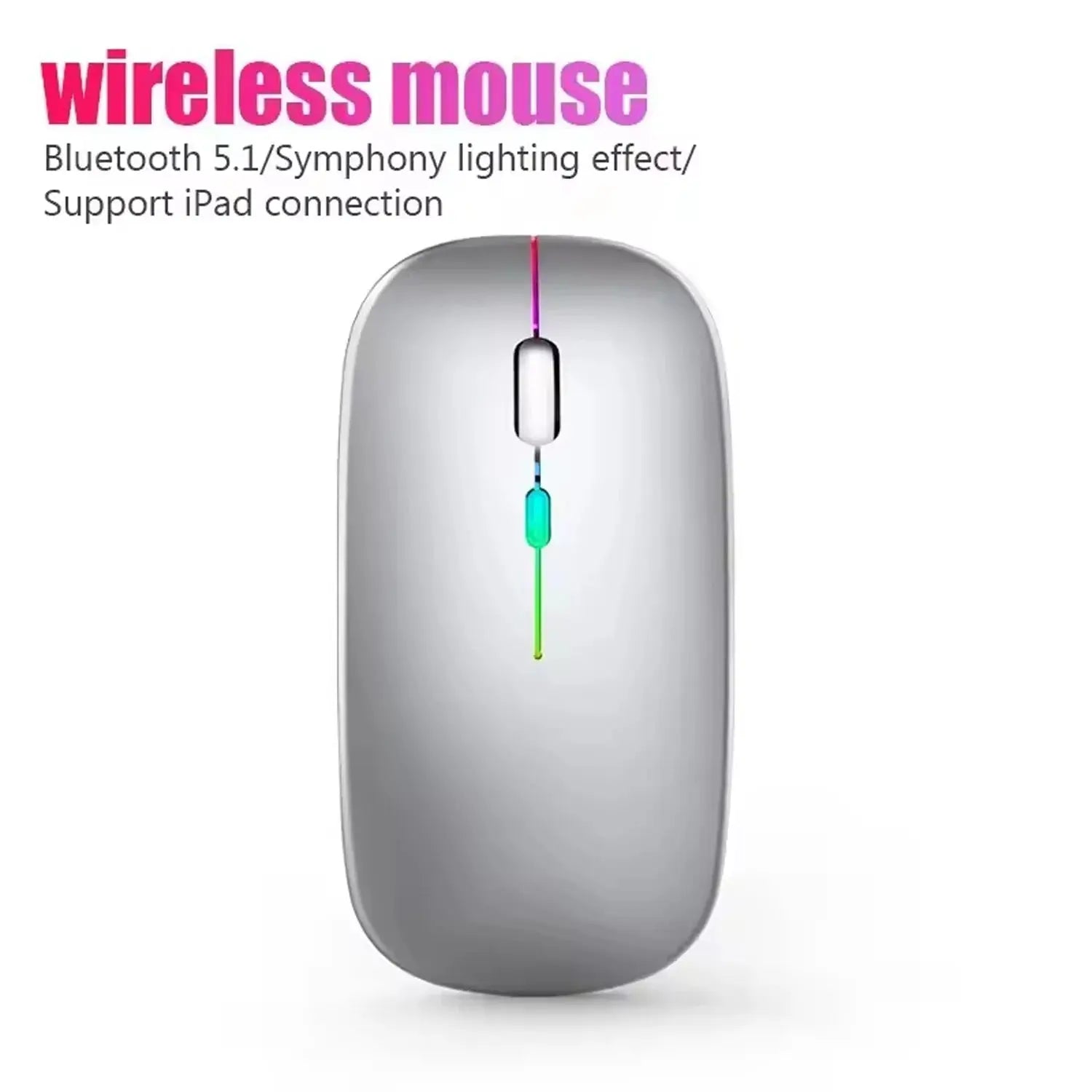 2025New Wireless Mouse Gaming Mouse Backlight USB Compatible RGB Rechargeable Mice Silent Backlit Ergonomic  Mouse for Laptop PC - Fun Tech and Gadgets
