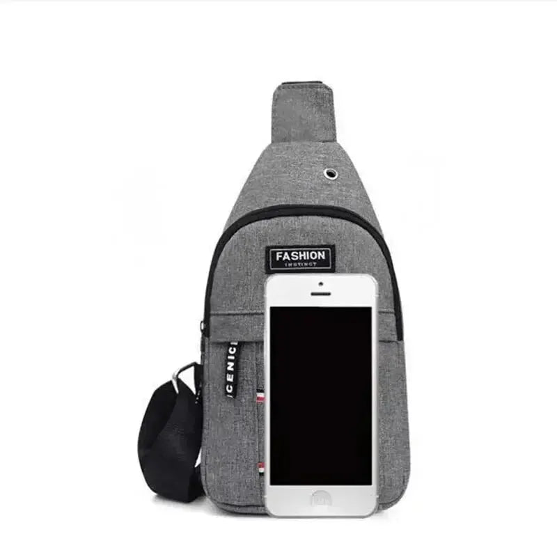 Fashionable and Trendy Lightweight Single Minimalist Shoulder Crossbody Bag for Men with Large Capacity for Leisure and Sports - Fun Tech and Gadgets