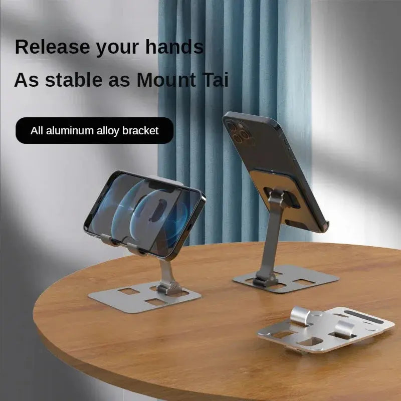 Universal Aluminum Alloy Portable Tablet Holder For iPad Air Pro Mini Tablet Stand Mount Adjustable Flexible Mobile Phone Stand - Fun Tech and Gadgets