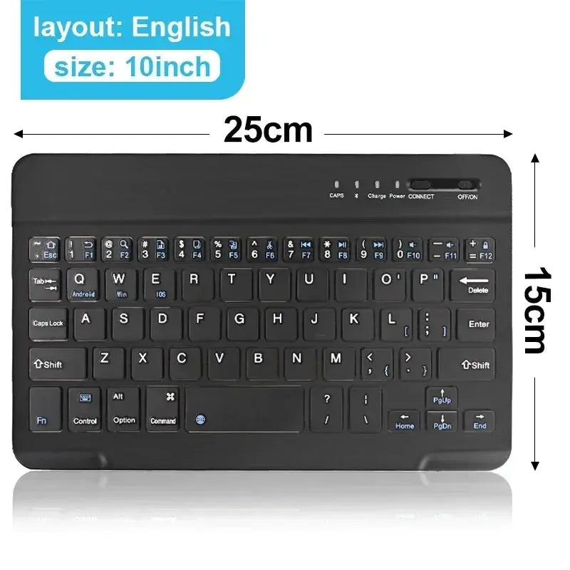 10 inch Bluetooth Keyboard for tablet ipad Keyboard and Mouse Kit for ipad Xiaomi Samsung Huawei Lenovo For Android ios Windows - Fun Tech and Gadgets