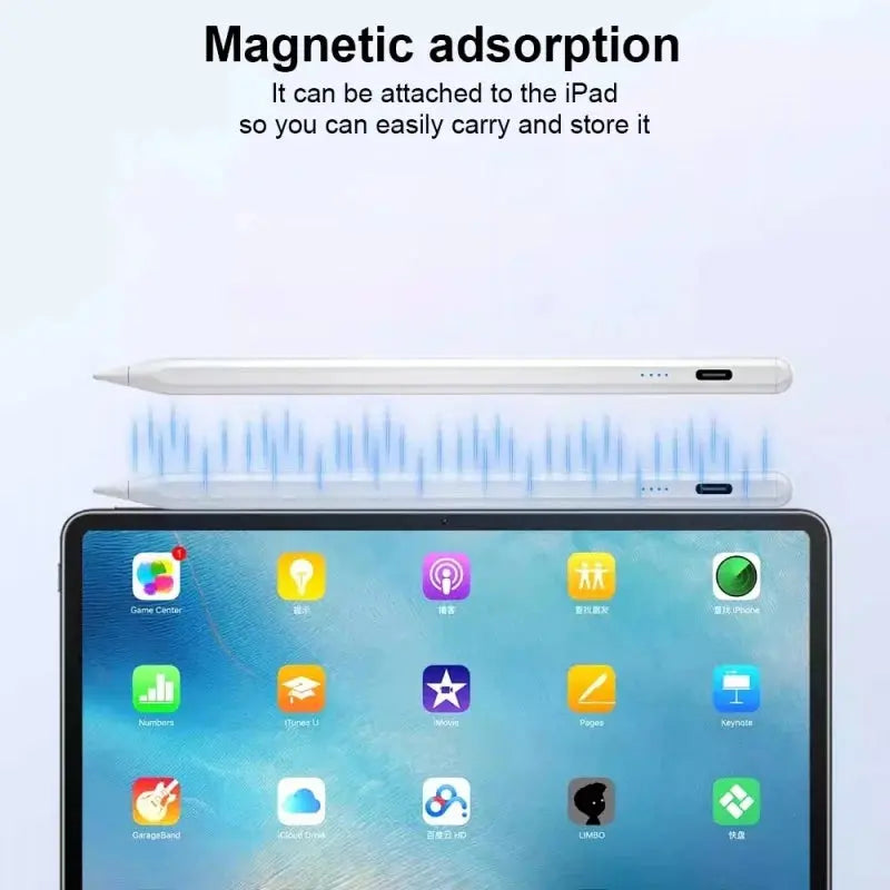 For Apple Pencil 2 1 Palm Rejection Power Display iPad Accessories iPad 2022 2021 2020 2019 2018 Pro 11 12.9 Air Mini Stylus Pen Fun Tech and Gadgets